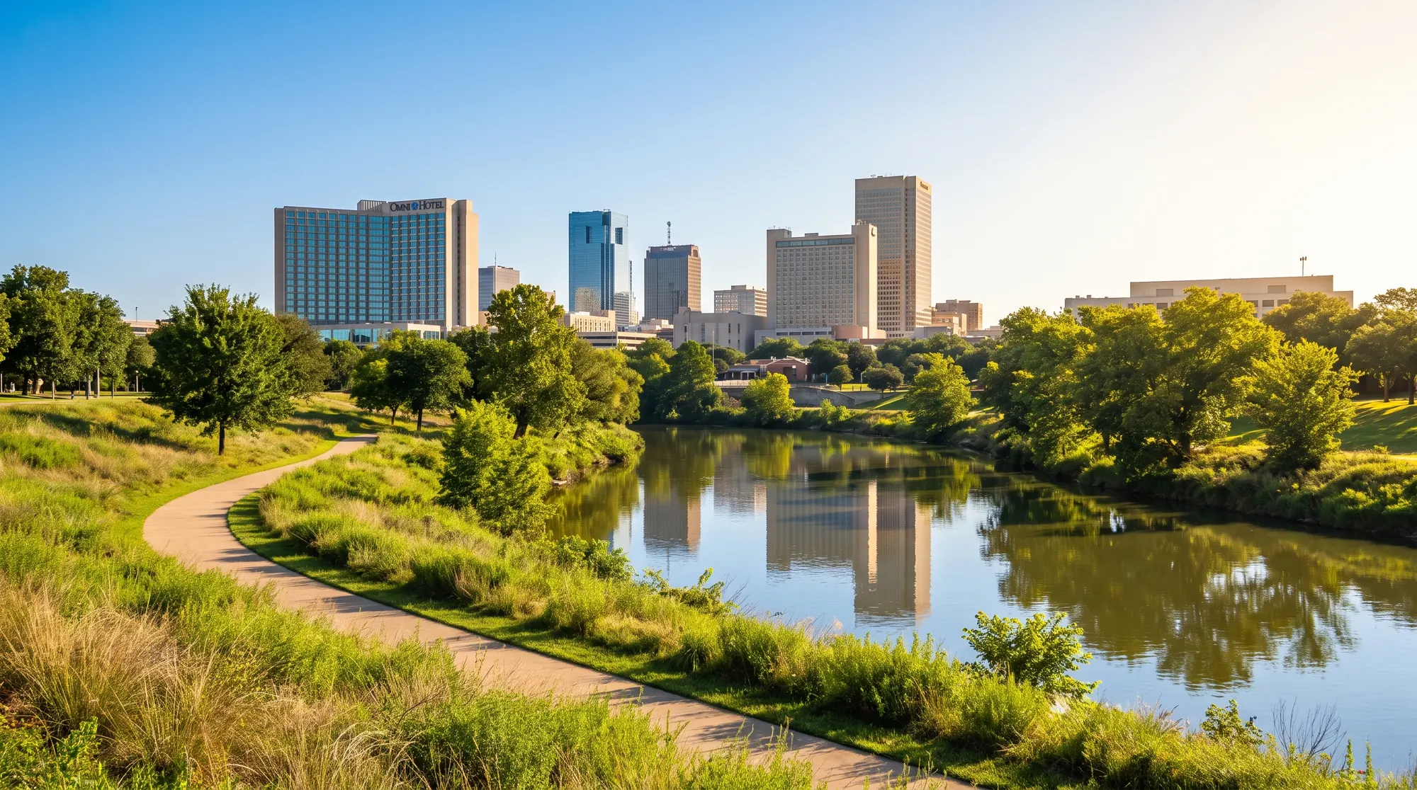A sunny day in Fort Worth, Texas